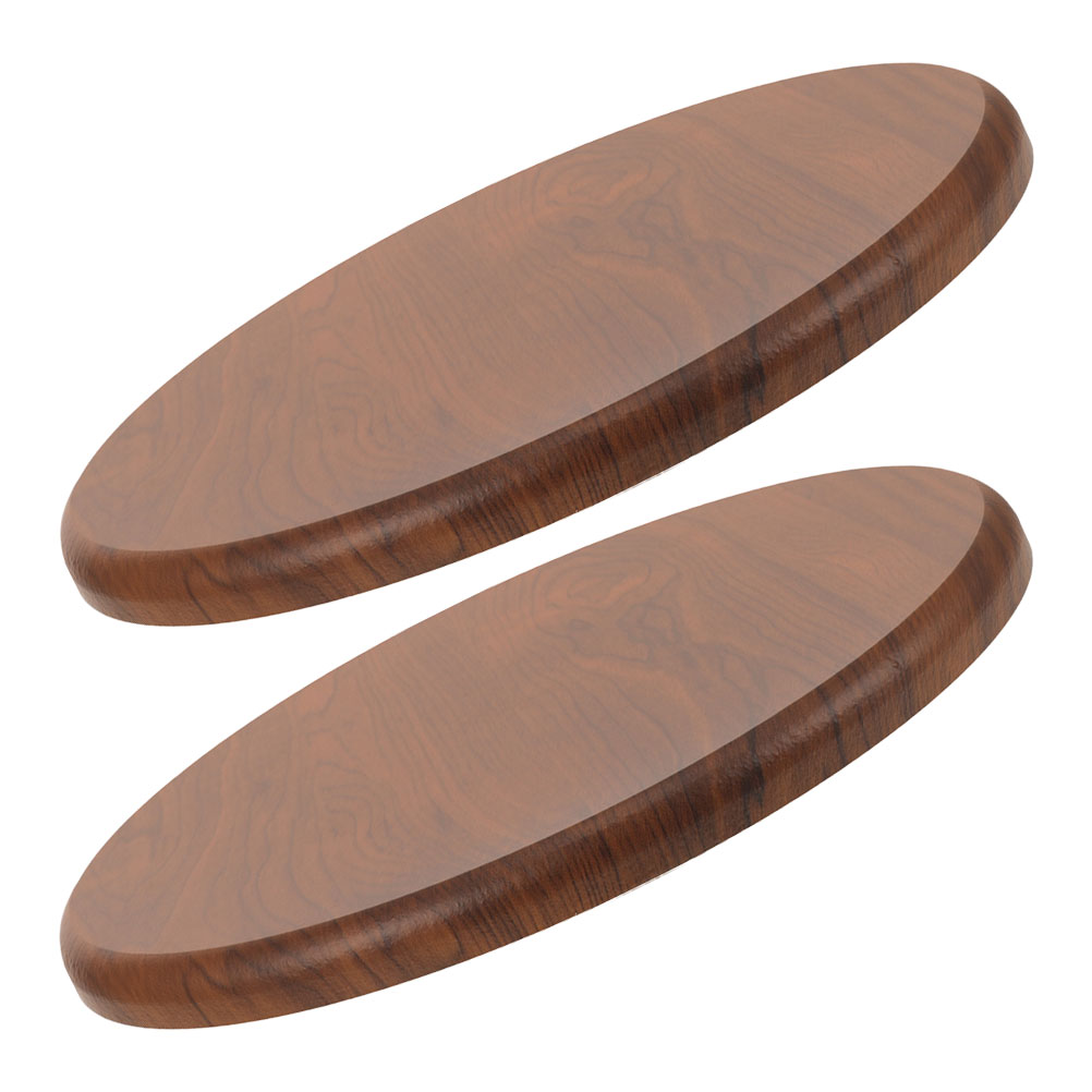 2 ชิ้นเก้าอี้ไม้เนื้อแข็งเบาะรองนั่งเก้าอี้ไม้สําหรับโฮมออฟฟิศบาร์ใช้สบายรอบที่นั่งหรูหรา