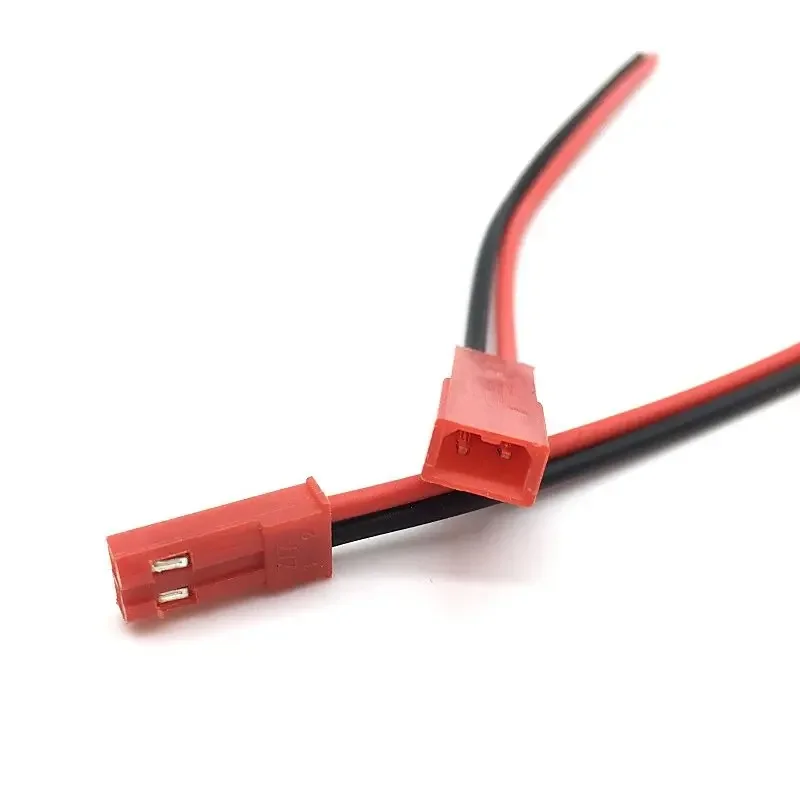 20 peças conector macho e fêmea jst plug cabo diy terminais de conectores de 2 pinos
