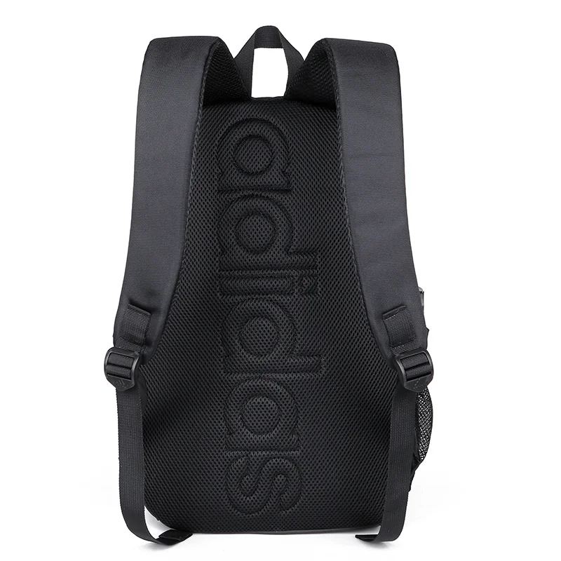 Adidas Originals Classic Large-capacity Polyester Jersey Outdoor Sports Zipper Closure School Bag Backpack Backpack Unisex