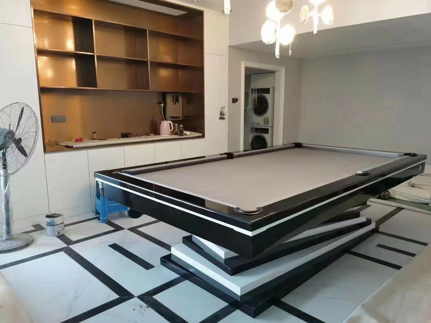 2025 Luxury Design 8ft 9ft Top Quality Slate Pool Table, Easy To Assemble