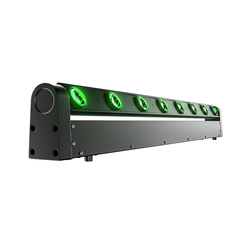 SHEHDS 8x12W RGBW multicolore barre de LED faisceau lumière principale mobile avec Flight Case expédition rapide pour les ensembles de DJ lieu forte lumière du jour