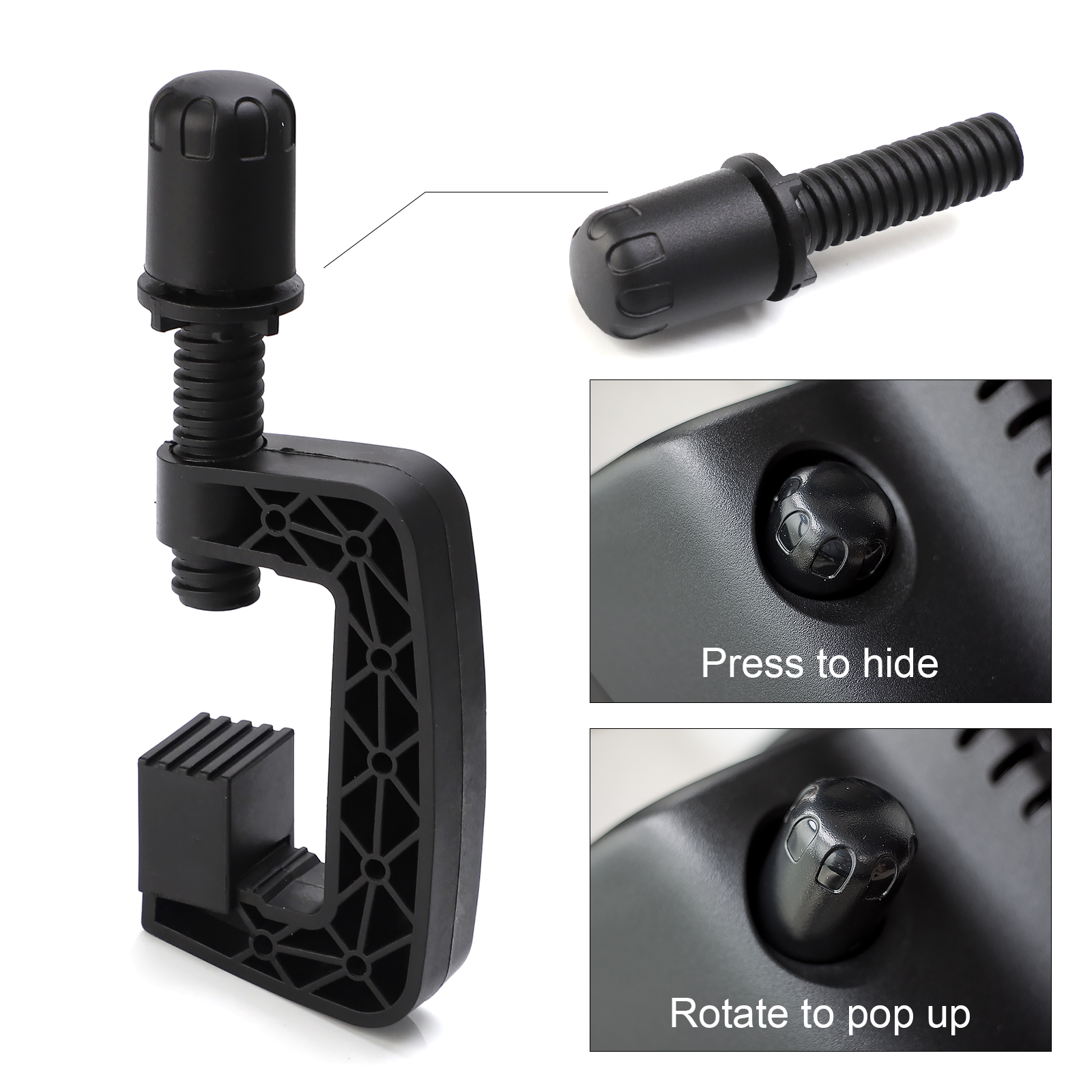 黒ステアリングホイールシステム固定クランプロジクール G25 G27 G29 G920 G923 駆動力 GT ステアリングホイールシステム