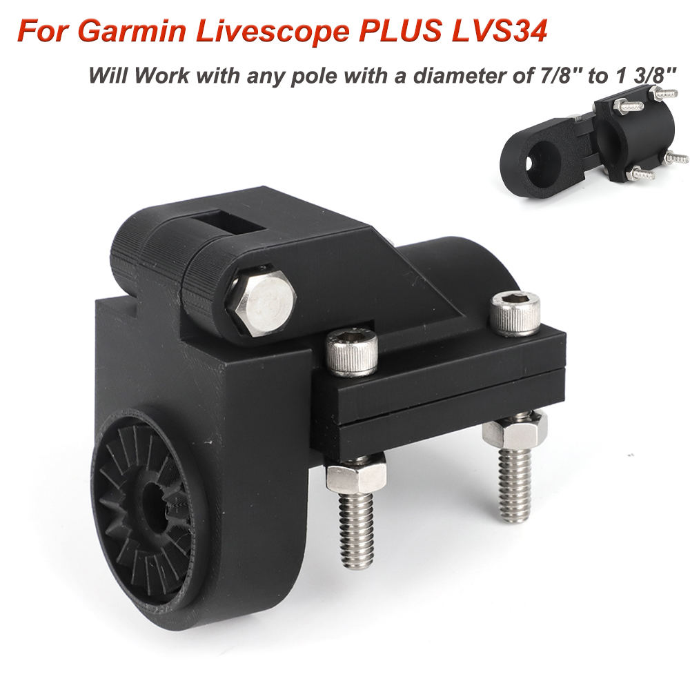 Kit de suporte de instalação para Garmin Livescope PLUS LVS34 Todos os modos de montagem em modo de perspectiva de grau zero