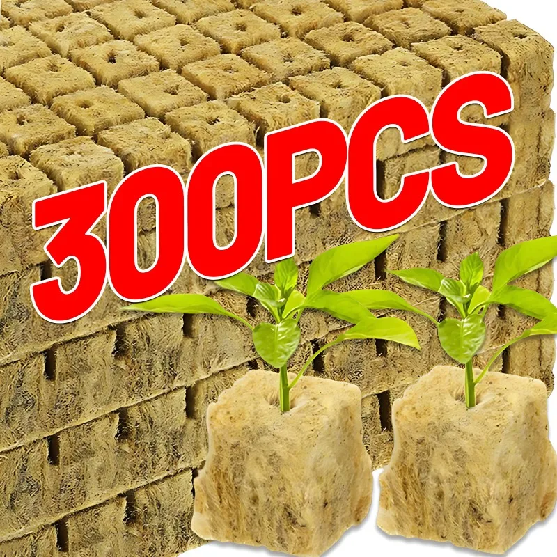 Sponge Block Starter Plugs Rock Wool Grow Cubes Soilless Substrate Seeded Planting Spong Plug Seedling Block Garden Supplies
