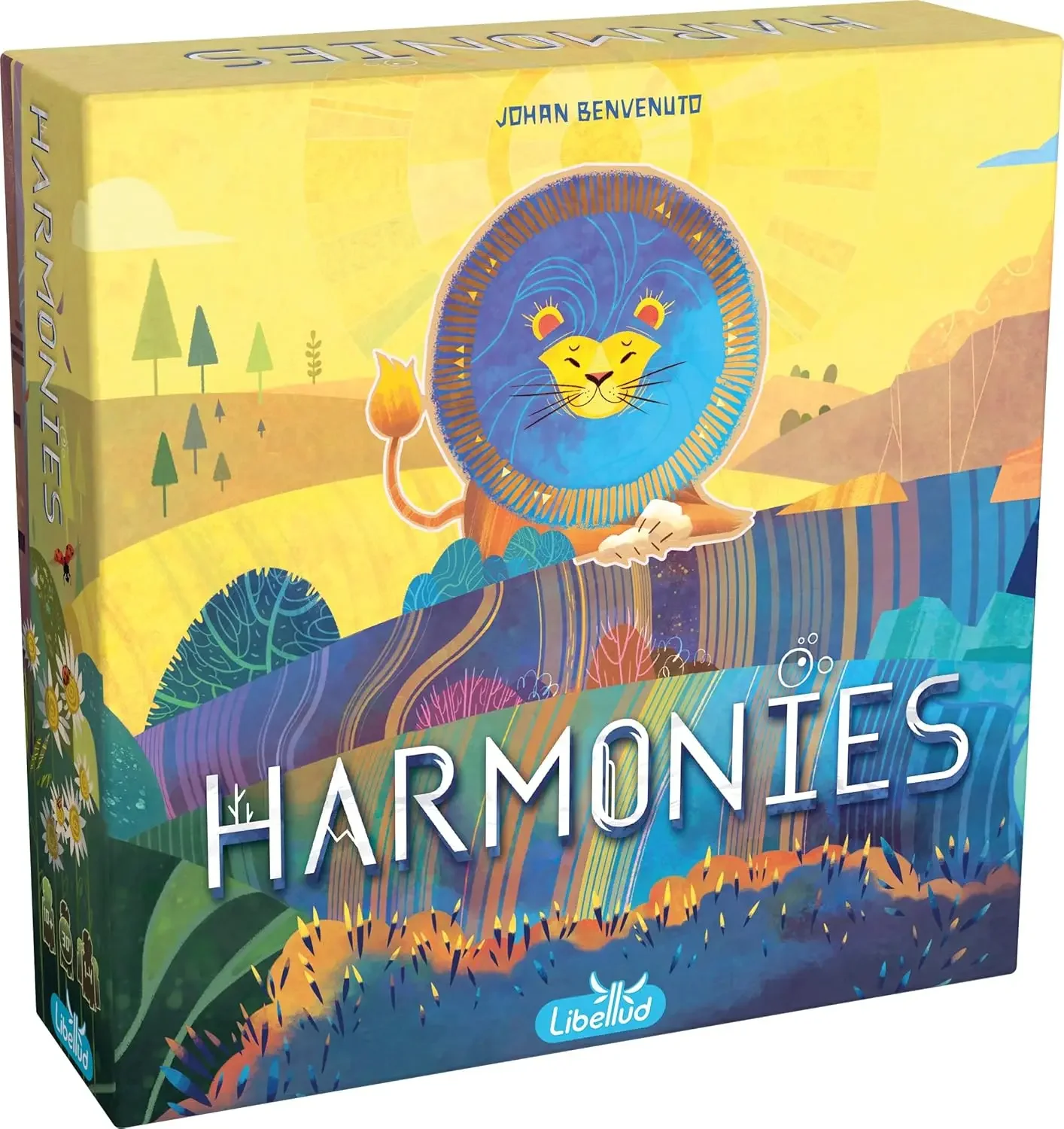 Juegos de mesa-Harmonías-Creación de paisajes y hábitats para animales - Estrategia y creatividad - Para edades de 10 años y más