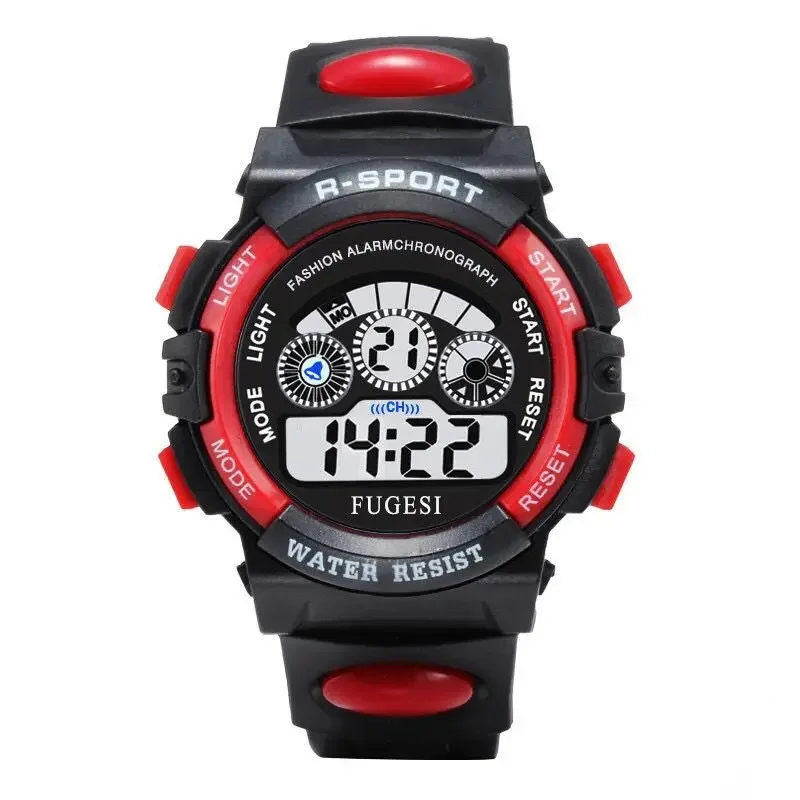 Relojes electrónicos para niños, Esfera luminosa de Color, resistente al agua, multifunción, despertador noctilucente, reloj para niños y niñas