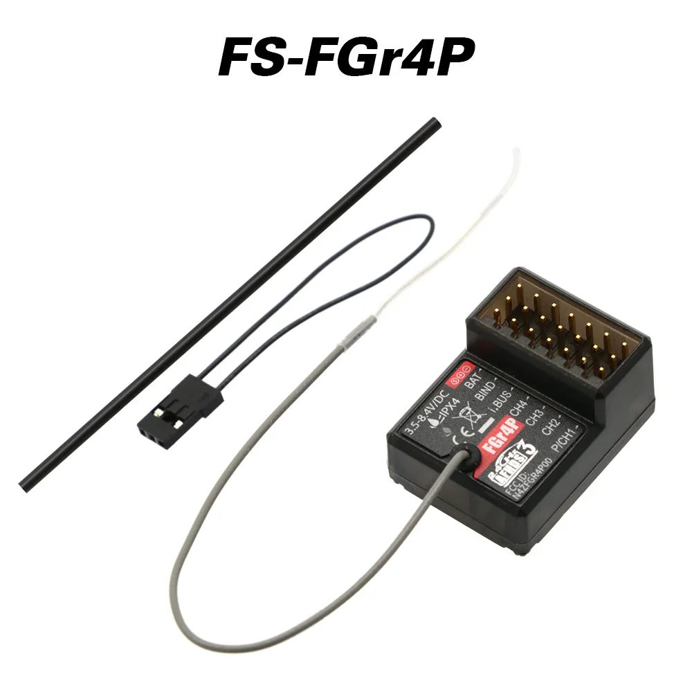 Flysky FGR4 FGR4S FGR4P built-in Single Antenna Bidirectional Receiver PPM/IBUS/PWM For Flysky FS-NB4 Remote Control Components