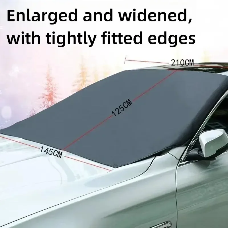 Auto Schnees child magnetische Winter Schnees child Front Windschutz scheibe Abdeckung Frostschutz Sonnenschutz Auto Abdeckung Para Coches