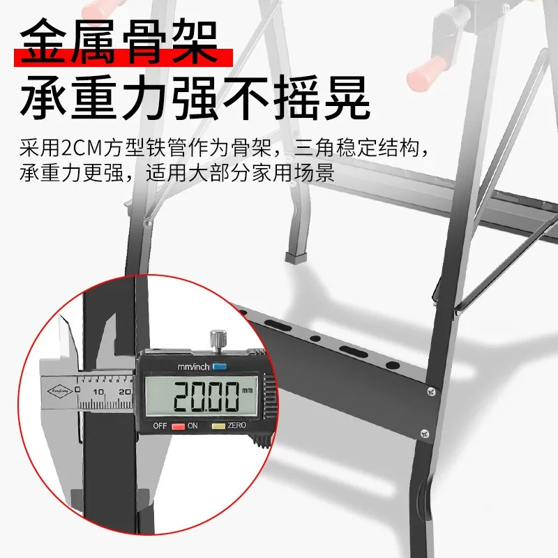 Multifunctional Carpentry Workbench Folding Woodworking Table Saw Household Portable Combined Tool Decoration Wood Working Table