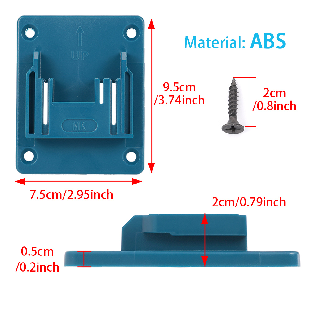 6 Gói Dụng Cụ Dock Gắn Giá Đựng Đồ Cho Makita/Bosch 18V Cố Định Thiết Bị Dụng Cụ Máy Lưu Trữ chân Đế Khe Cắm