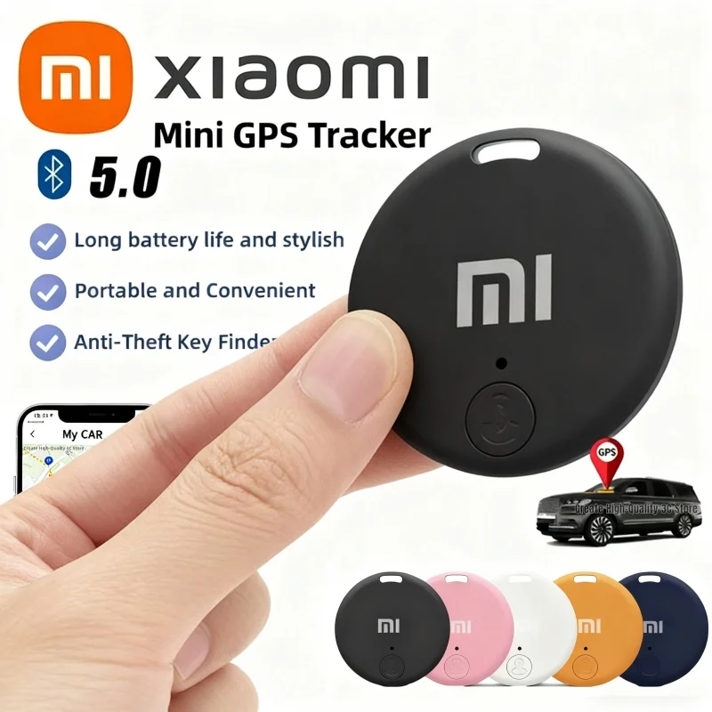 Xiaomi Mini GPS трекер Bluetooth 5,0 домашних животных пожилых детей кошелек отслеживание умный искатель локатор автомобильный локатор для IOS Android новый