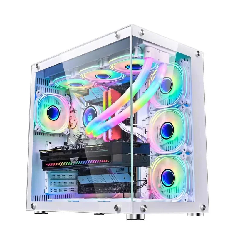 360mm radiator computer cases Core  I5 I7 i9 32G Ram SSD 800w Power supply Computer DIY Desktop Gaming computer Pc for gamers