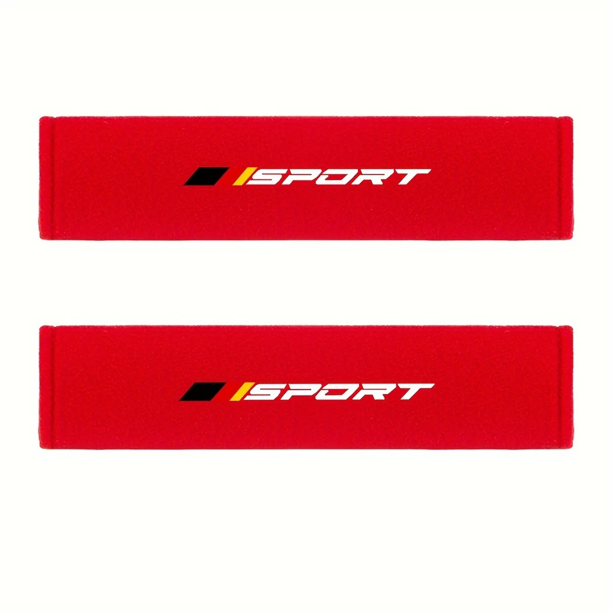 Coussinets universels de ceinture de sécurité de voiture de confort, coussins de sangle initiés par la douceur en peluche, utilisation du véhicule, total de 2 pièces