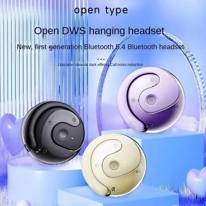OWS Kopfhörer Knochenleitungskopfhörer Open Ear Sport Bluetooth Kopfhörer Drahtlose Ohrhörer mit Geräuschunterdrückung