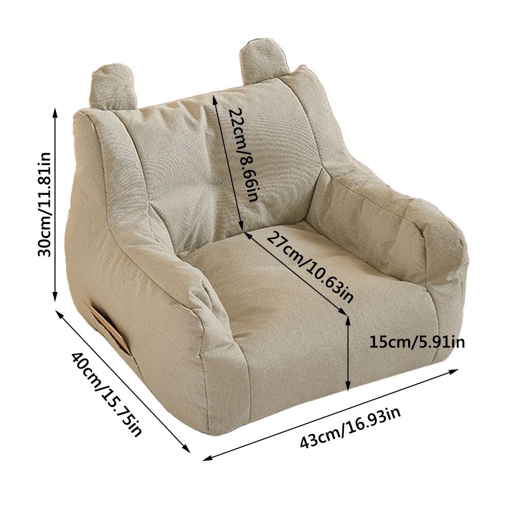 Multicolor Small Sofa Chair 43*40*30cm Multifunctional Children's Sofa Skin Friendly Fabric Art Baby Reading Lazy Sofa