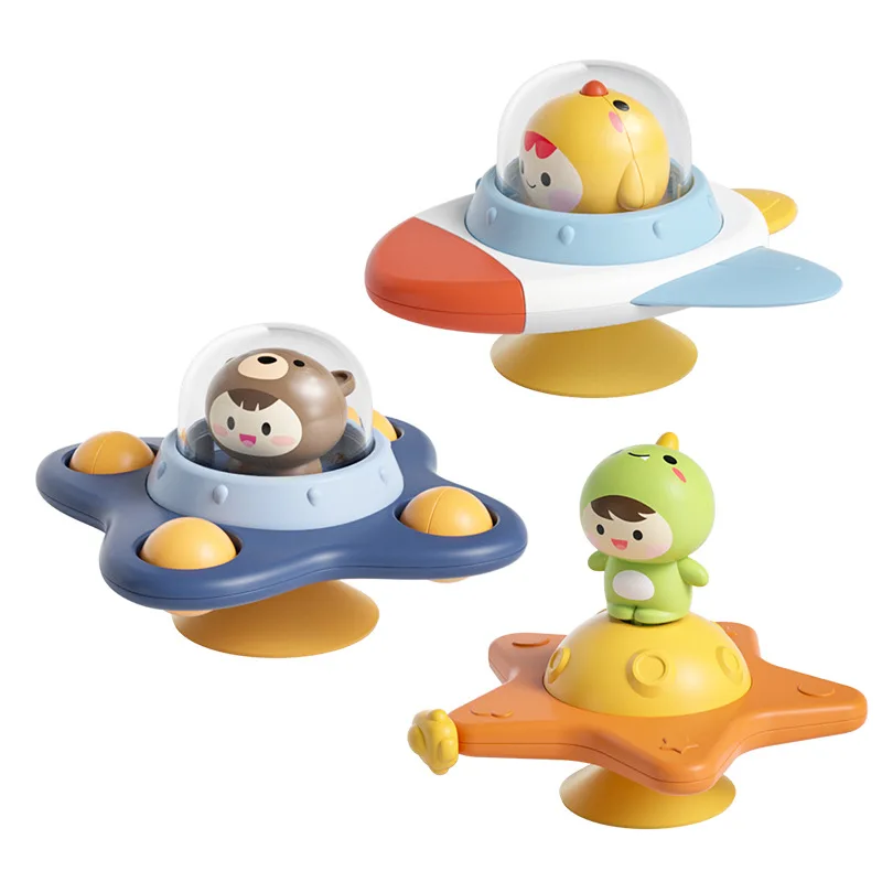 ดูดถ้วยSpinnerของเล่นสําหรับทารก 12-18Months Sensory Development Window Spinnersเด็กSpinning Topsของเล่นสําหรับเด็กวัยหัดเดิน 1-3Y