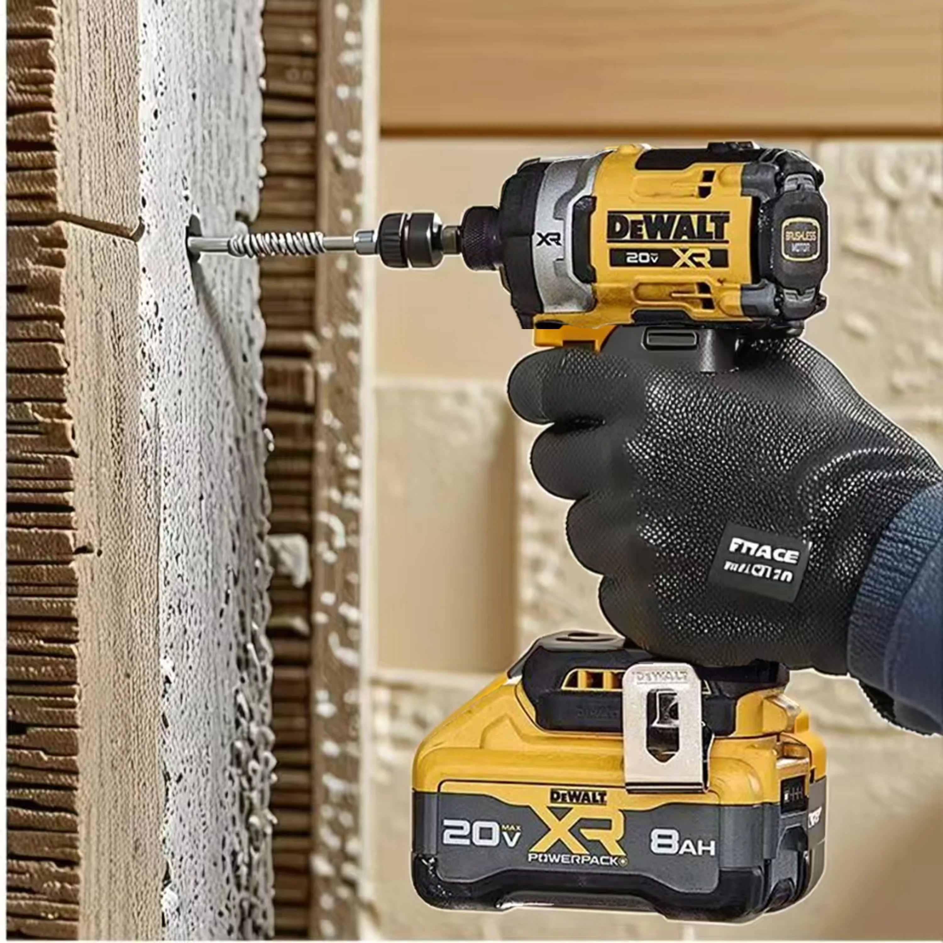 DEWALT DCF850 Controlador de impacto Controlador eléctrico Batería de litio de 20 V Destornilladores de batería sin escobillas Herramientas de alto par 구 Sin batería