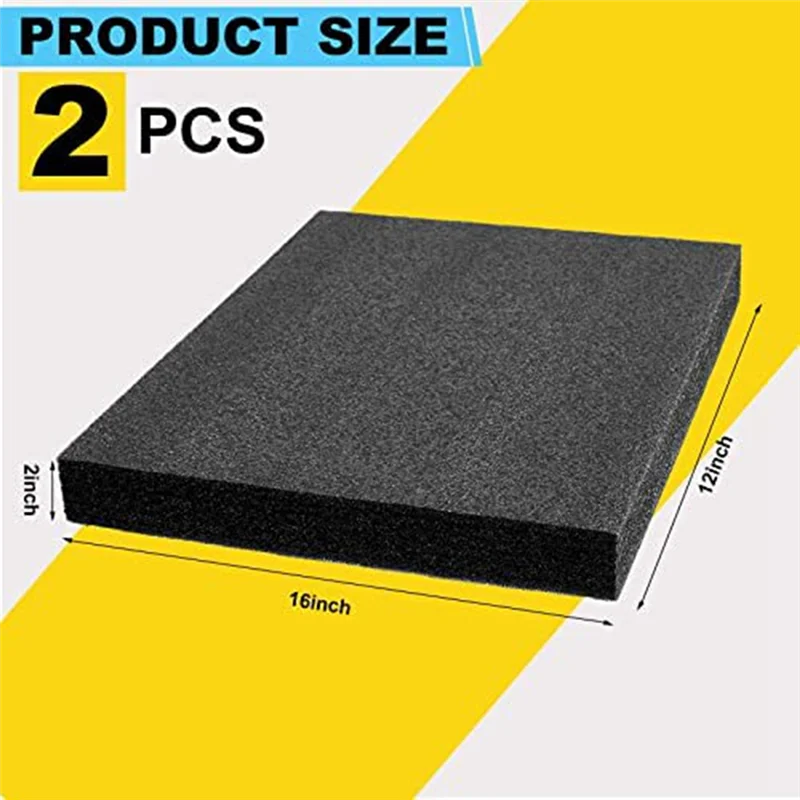 Newest Polyethylene Foam 16X12X2Inch Polyethylene Foam Sheet Thick Foam Padding Foam Inserts for Crafts Polyethylene Foam Pad