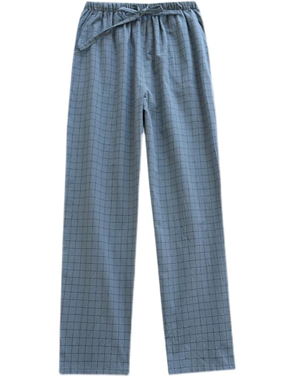 Pantalon de pyjama adt pour homme, grande taille, simple, décontracté, droit, maison, printemps, automne