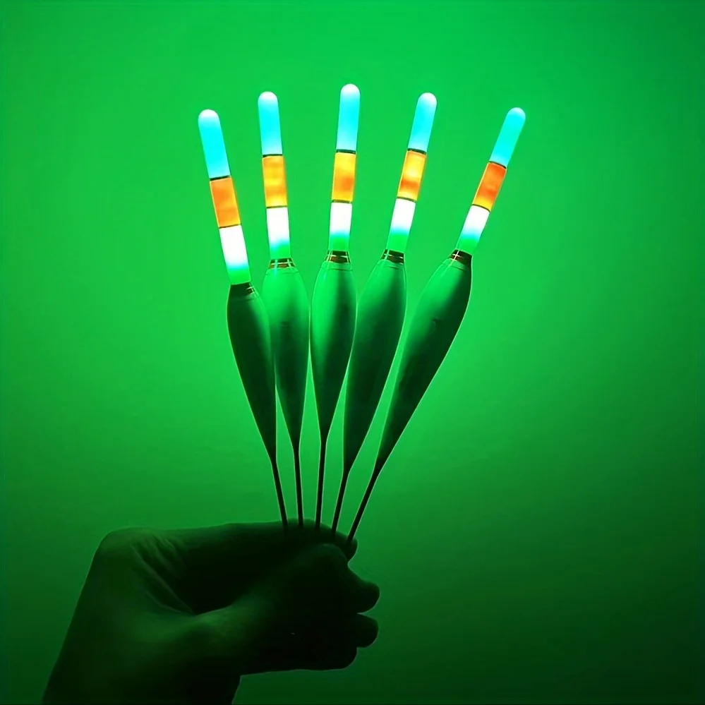 2 個夜釣り電子フロート大浮力ブイ Led 発光 Cr425 夏発光漁具漁具 2024 新