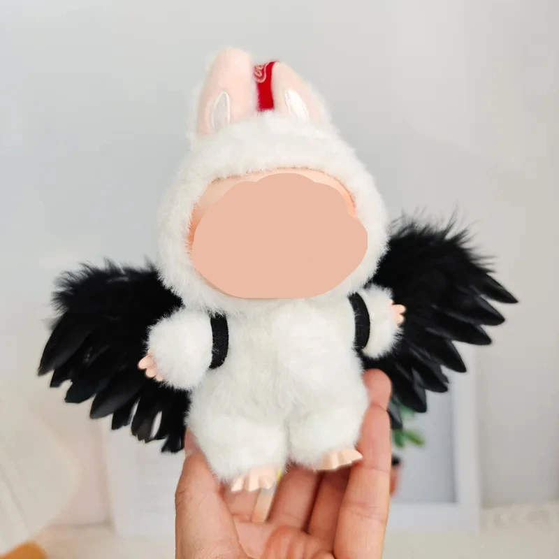 Vêtements de poupée pour poupée idole en peluche, ailes d'ange, accessoires de décoration, jouet de bricolage, cadeau pour Fans de fête assis
