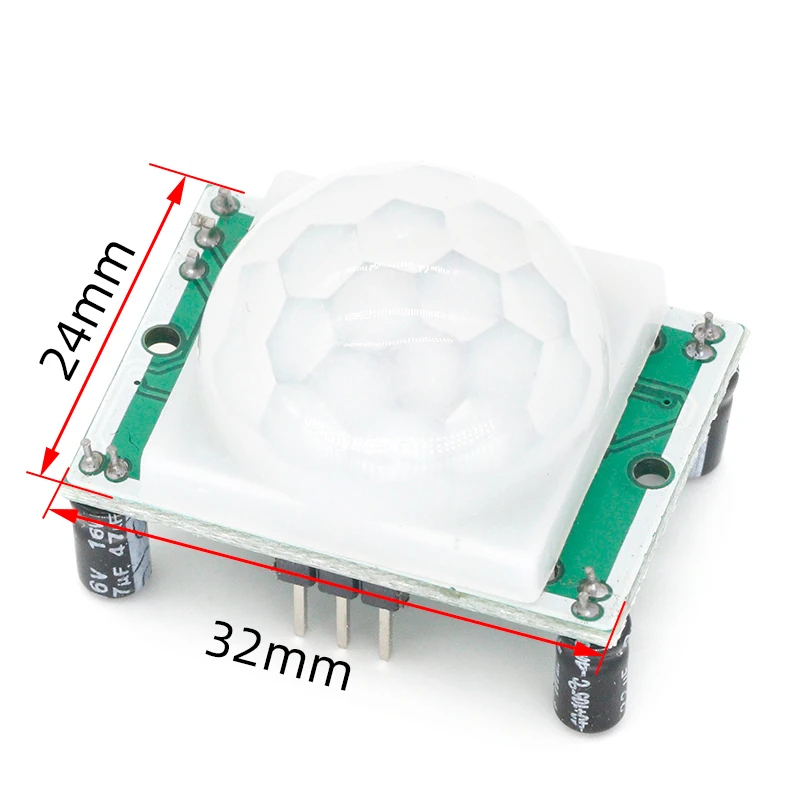 1 Chiếc HC-SR501 Điều Chỉnh IR Pyroelectric Hồng Ngoại Cảm Biến Chuyển Động Cảm Biến Dò Mô Đun Cho Arduino Dành Cho Bộ Dụng Cụ