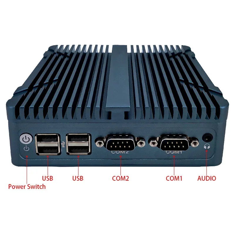 High Quality Industrial Mini PC With J1900 Fanless Desktop Computer SSD DDR3L VGA Display 4GB Memory HDD I3 Processor