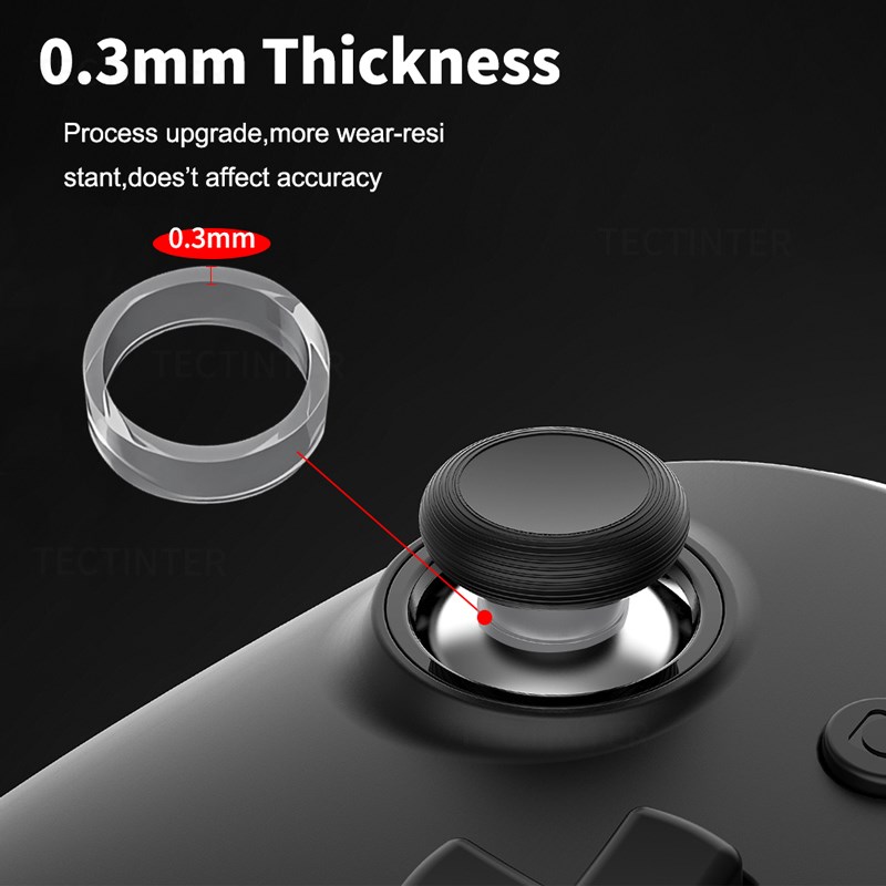 Anel de Borracha Joystick de Proteção Elástica Anel de Borracha para PS5 PS4 Steam Deck Rocker Tampa de Anel de Silicone para Rock Ally Game Console 8Pcs