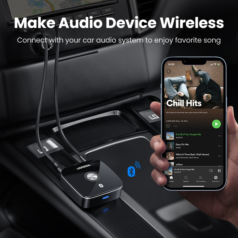 【RU special】 UGREEN RCA Bluetooth aptX / aptX HD For Speaker Earphones Adapter