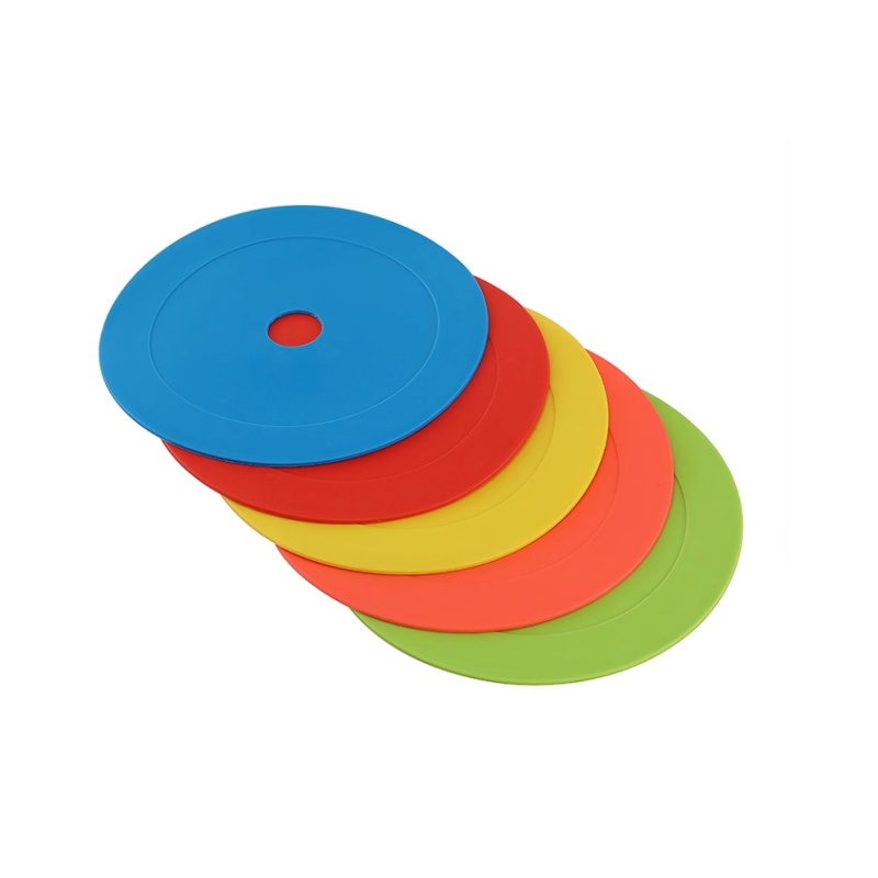 10 peças 15cm/5.9in disco de logotipo plano equipamento de treinamento de futebol e basquete especificamente projetado para treinamento de velocidade e agilidade