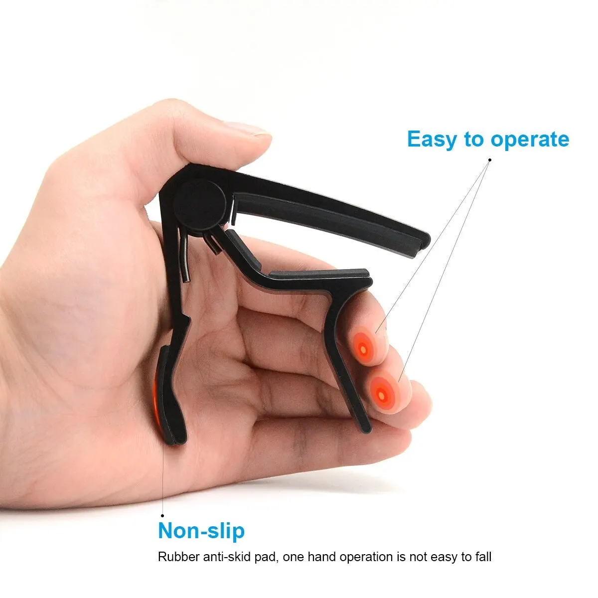 Capo กีตาร์สําหรับ 6 สายอะคูสติกคลาสสิกกีตาร์ไฟฟ้าโลหะผสมโลหะ Universal มัลติฟังก์ชั่ Capo กีตาร์อุปกรณ์เสริม
