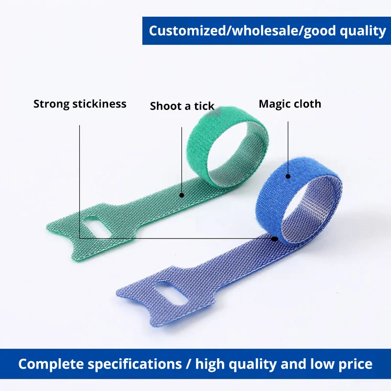 50/100PCS Fascette staccabili Fascette per cavi riutilizzabili in plastica colorata Fascette per cavi in nylon Loop Wrap Zip Tipo Fascetta per cavi Fascetta per cavi