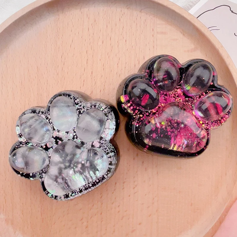 ฮาโลวีน Dark Starry Sky Series Cat Claw Squishy Fidget ของเล่นน่ารัก Cat Paw ซิลิโคนช้า Rebound Pinch Decompression ของเล่น
