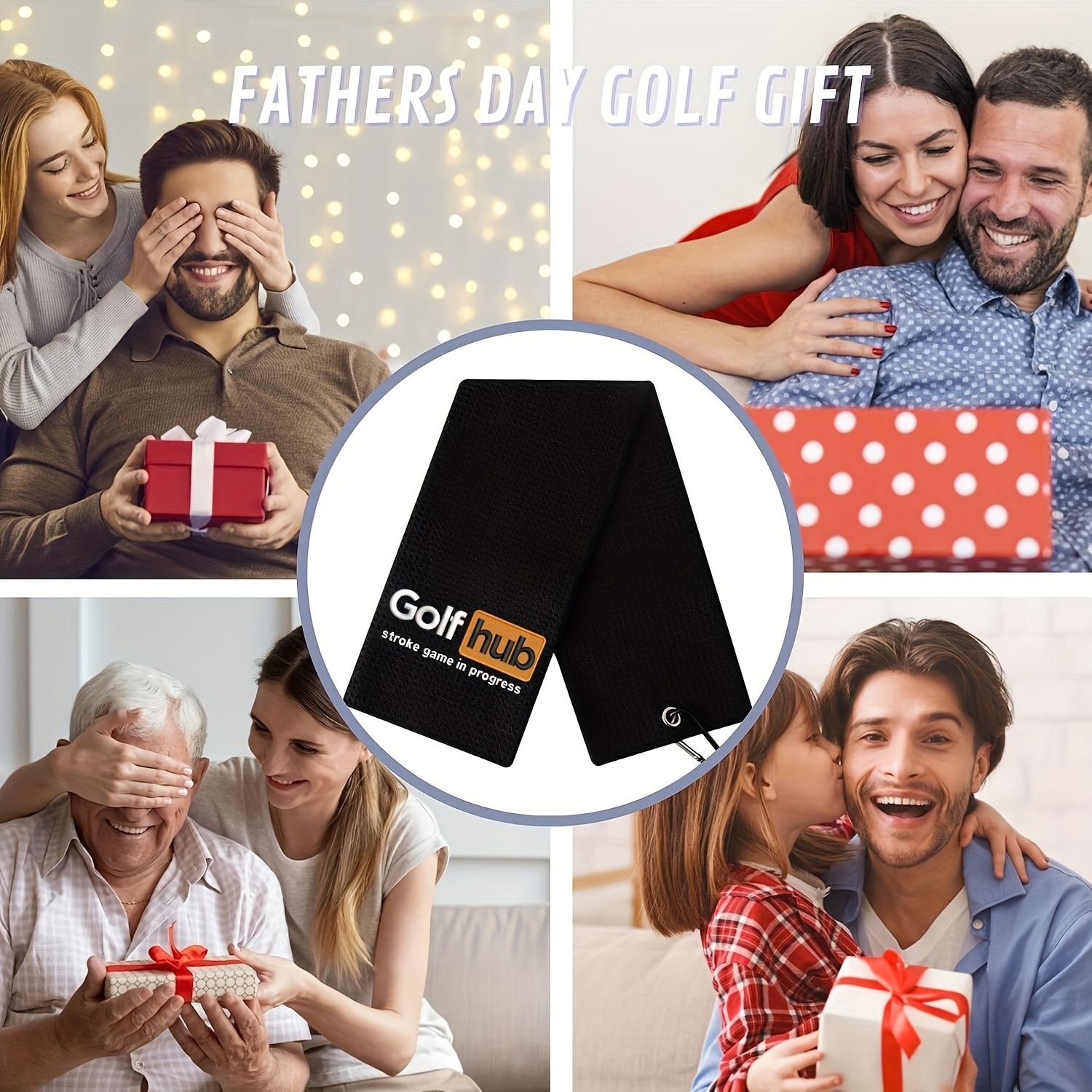 Lustig besticktes Premium-Golfhandtuch aus Mikrofaser, Golfzubehör für Männer, Golfer, Vater, Freund, Ehemann, Geburtstag, Ruhestand