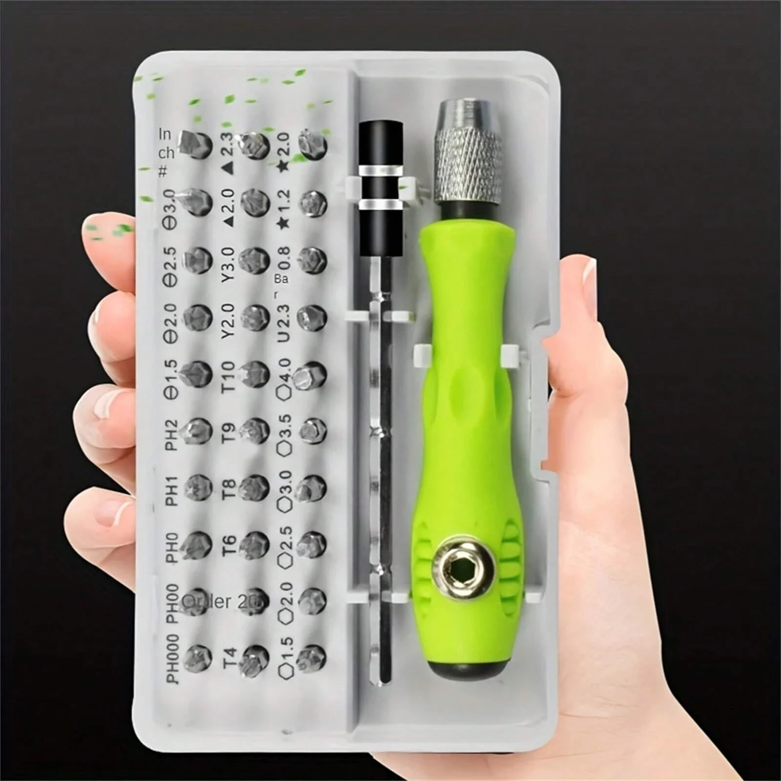 32-in-1 Mini-Präzisions-Schraubendreher-Set mit 30 magnetischen Schraubendreher-Bits, manuelle Reparaturwerkzeuge für iPhone, PC, Uhr, Computer, Reparatur