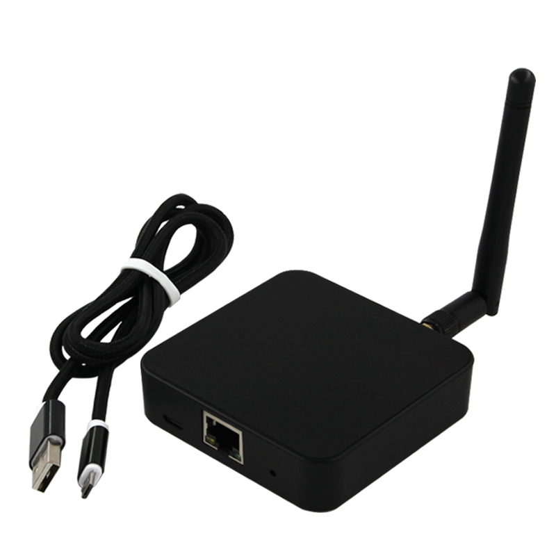 Black Ble Gateway iBeacon ble a Puente de red, compatible con conexión Ethernet y WiFi
