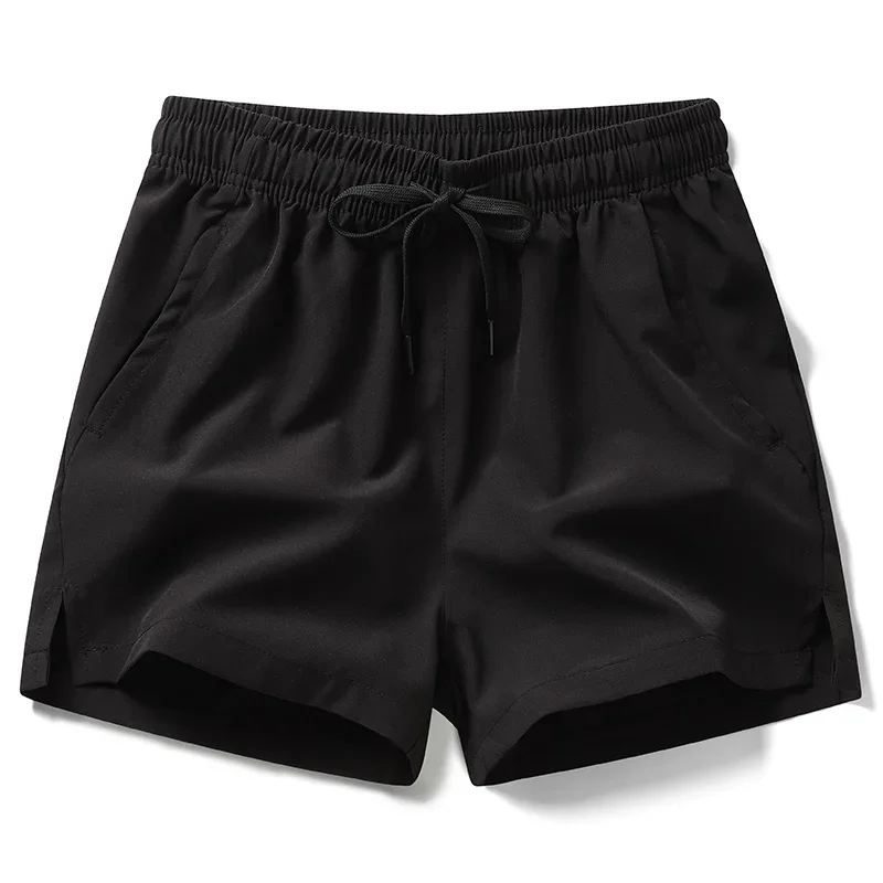 Nuovi pantaloni sportivi leggeri da fitness da uomo Pantaloncini casual estivi con tasche Pantaloni corti basic in tinta unita Pantaloncini da spiaggia da jogging da uomo