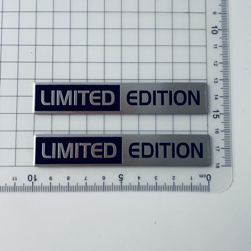 Autocollant 3D en métal, édition limitée, Logo en aluminium, Badge de garde-boue de voiture, autocollant de coffre, édition spéciale, accessoires Stikcer