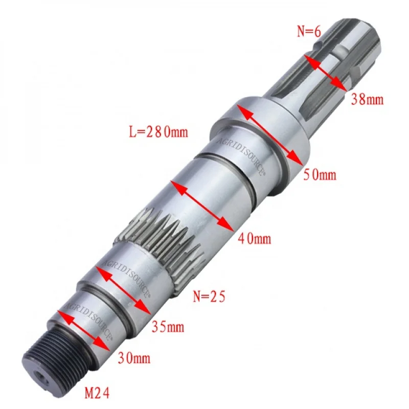 Barato: eixo de saída de potência geat da caixa de engrenagens para foton lovol parte trator OEM TE300.411-01