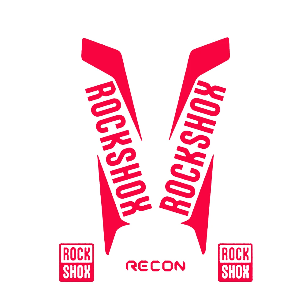 Cho RockShox RECON Phong Cách Đề Can Dán Xe Đạp Lực Mặt Trước Dán Xe Đạp MTB Lực Mặt Trước Đề Can PIKE Dán 18Cm * 8Cm