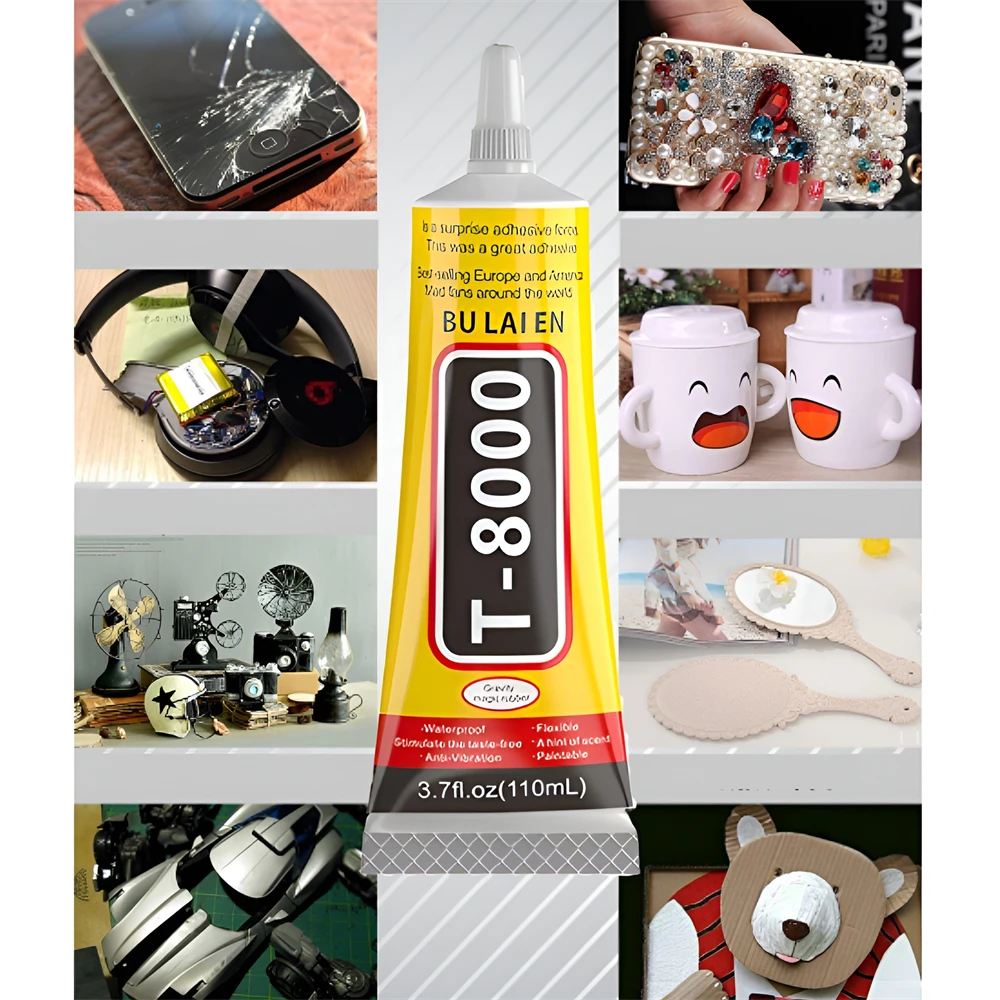 50/110ml T8000 ซ่อมกาวอเนกประสงค์กาว Super กาวเจาะกาวสําหรับโทรศัพท์มือถือซ่อมหน้าจอกาวกาวอีพ็อกซี่