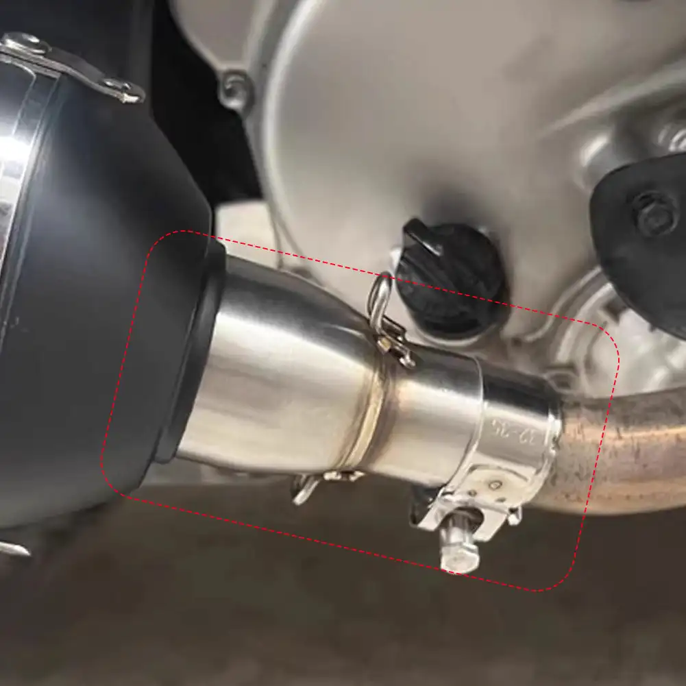 Universelles 51-mm-Universal-Zwischenverbindungsrohr für Motorräder, Universaldurchmesser und Größen mit mehreren Durchmessern