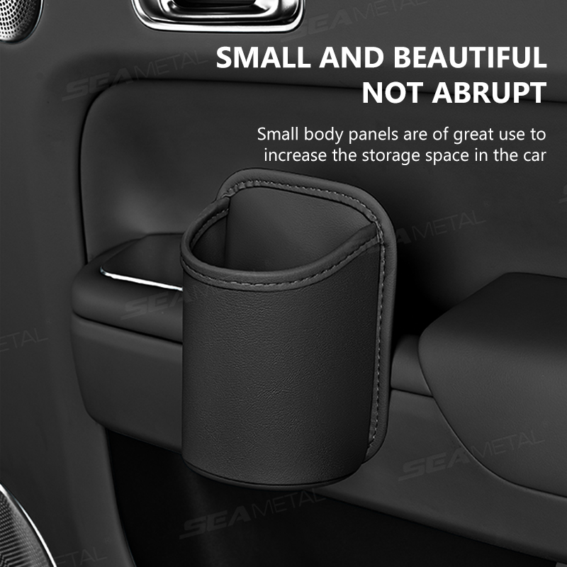 SEAMETAL Universele autodeur bekerhouder Box Back Clip Design Drinkrek Opbergbak Autostoel Terug Water Cup Box Organizer Pocket