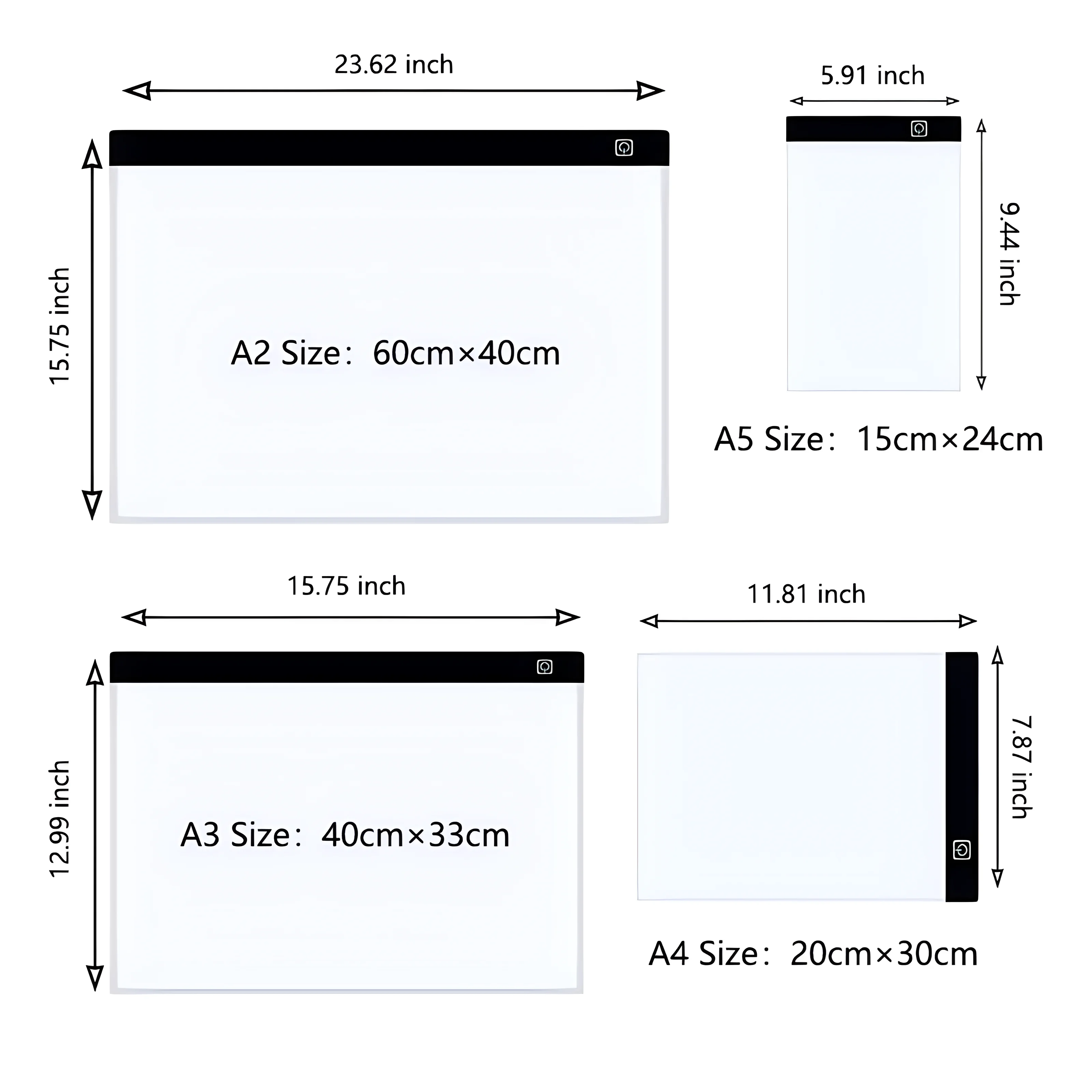 LED วาด Copy Pad ตารางภาพเคลื่อนไหวภาพวาดของเล่นเพื่อการศึกษา 3 ระดับ Dimmable BOARD ของขวัญปรับ Notepad สําหรับเด็ก