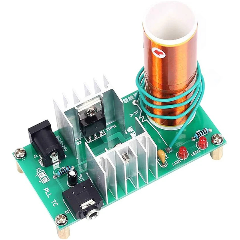 Bobina Tesla, kit diy, bobina musical, encendido por arco de plasma, producción electrónica divertida