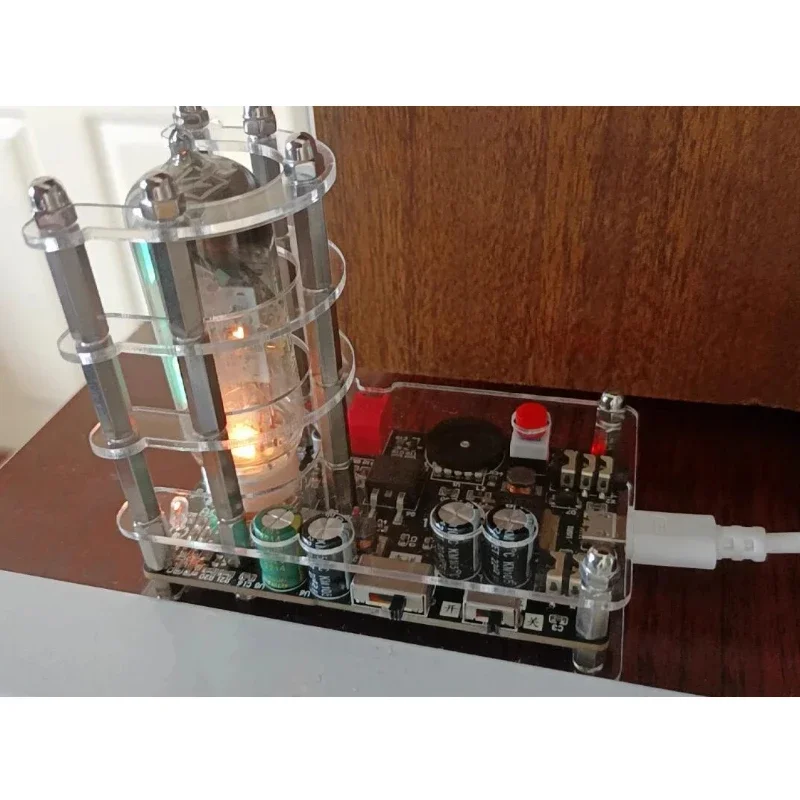 Digital Tube,Vu Meter Level Indicator Board,   6E2 Electronic Tube, Luminous Pickup, USB 5V Music Display, Vintage Ornaments
