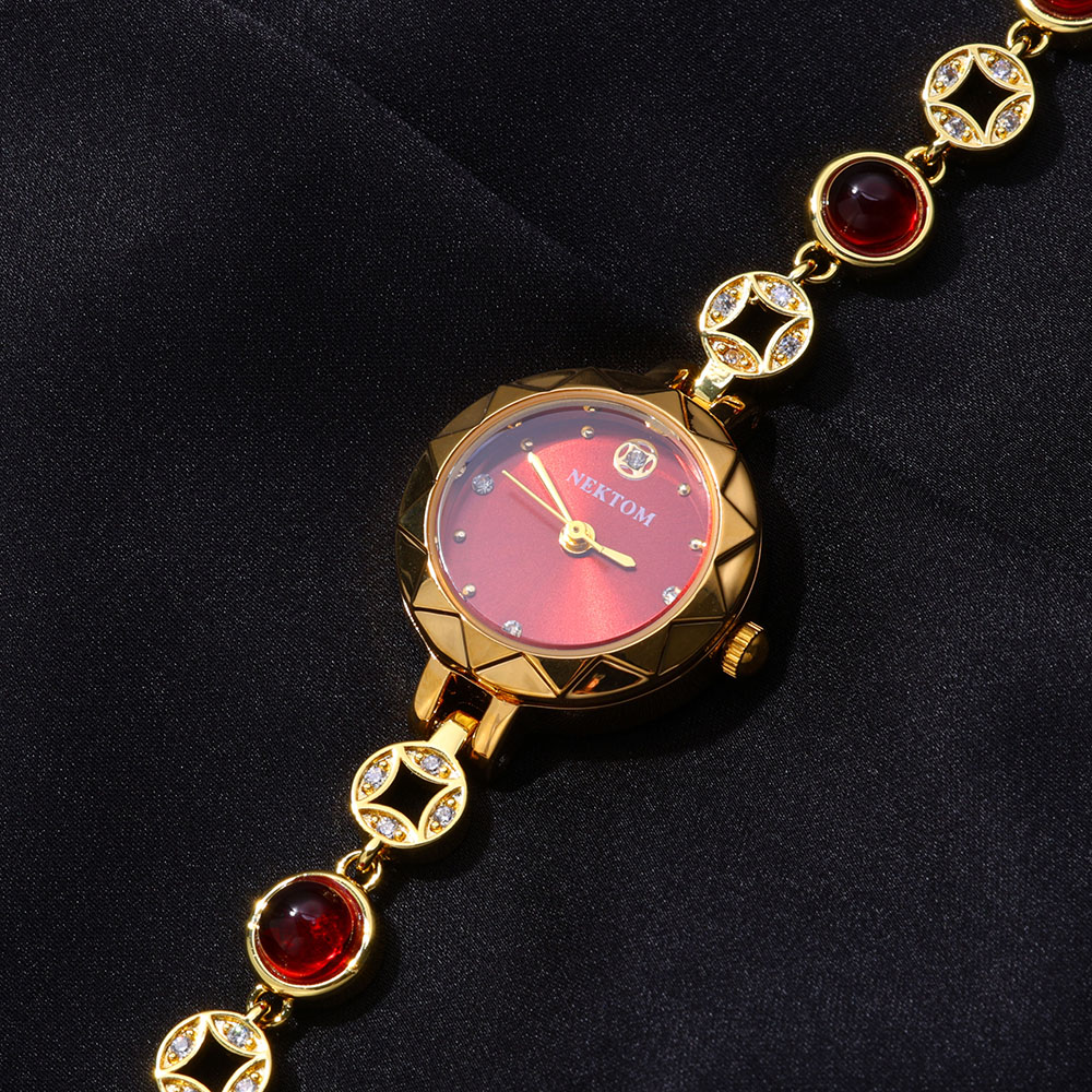Nova moda pulseira completa com relógio de quartzo feminino rosa ouro tendência pulseira à prova dwaterproof água relógio de quartzo feminino