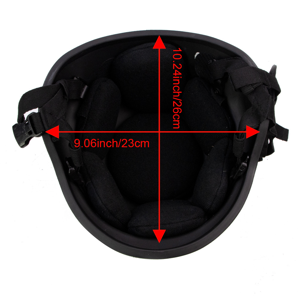BOOIU Outdoor Tactical M88 Steel Helmet Combat Head Gear Armor War Game Protection,Head Size: 56~60cm