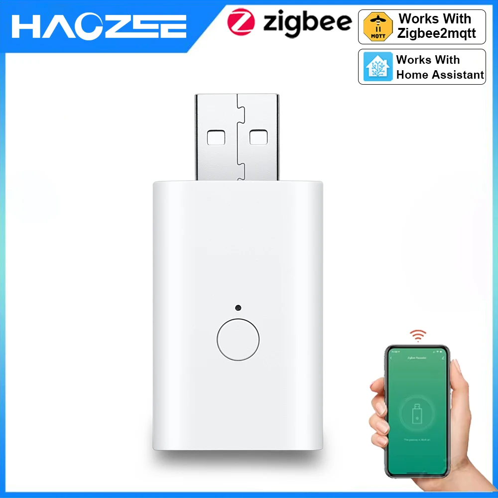 Haozee Smart ZigBee Signaal Repeater USB Signaalversterker Extender Smart Home Automation Ondersteuning Home Assistant Zigbeem2qtt