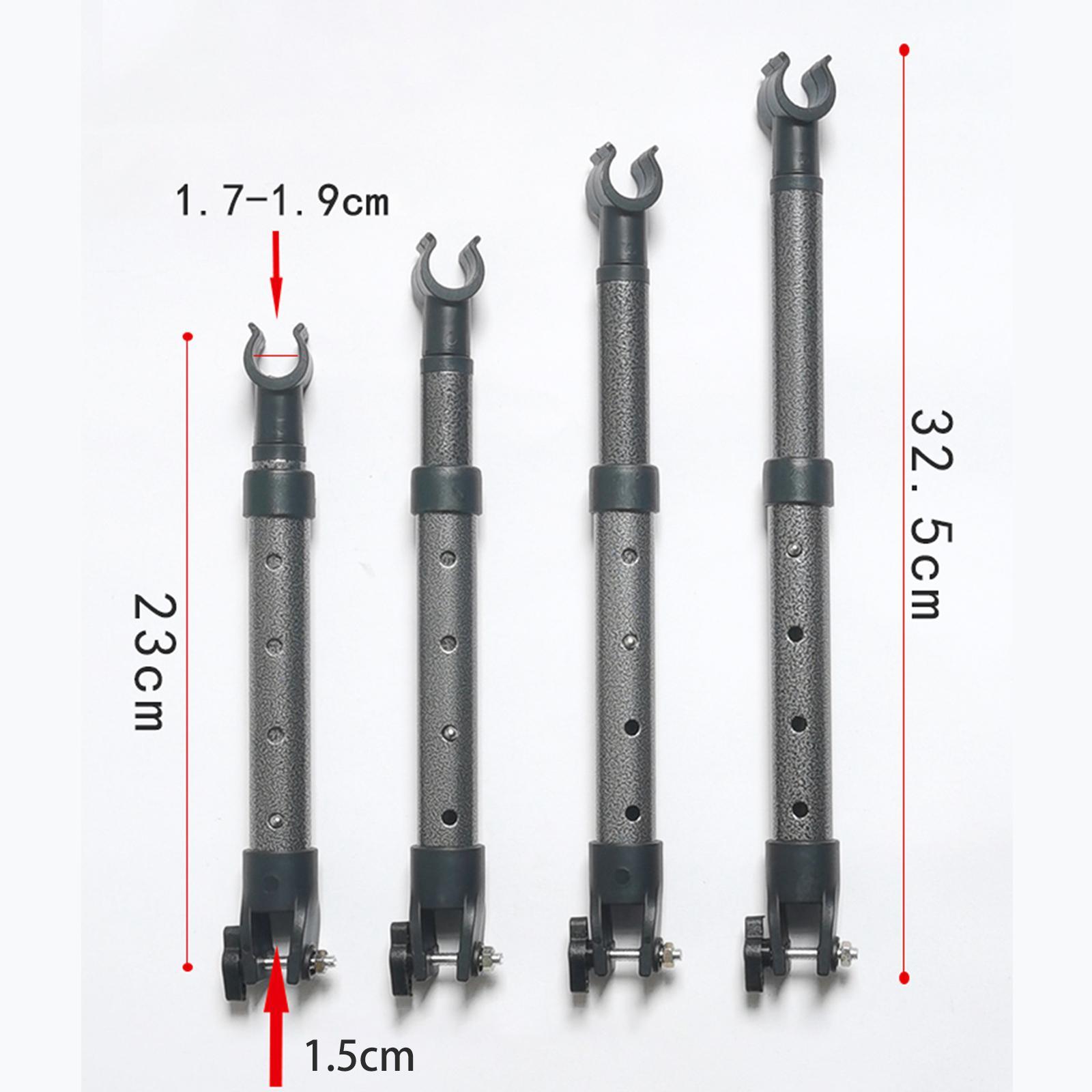 4 Buah Kaki Meja Teleskopik Tabung Penyangga Meja Keranjang Berkemah untuk Halaman Belakang
